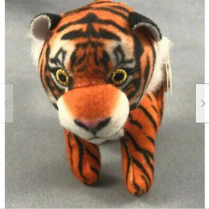 National Geographic Orange Tiger Mini Plush Animal 2018 McDonalds Happy Meal 4"